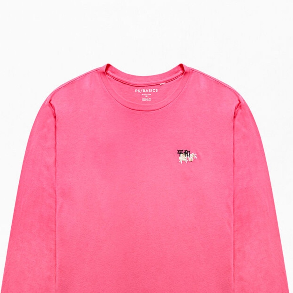 Embroidered Pacsun Basics embroidered rose shirt